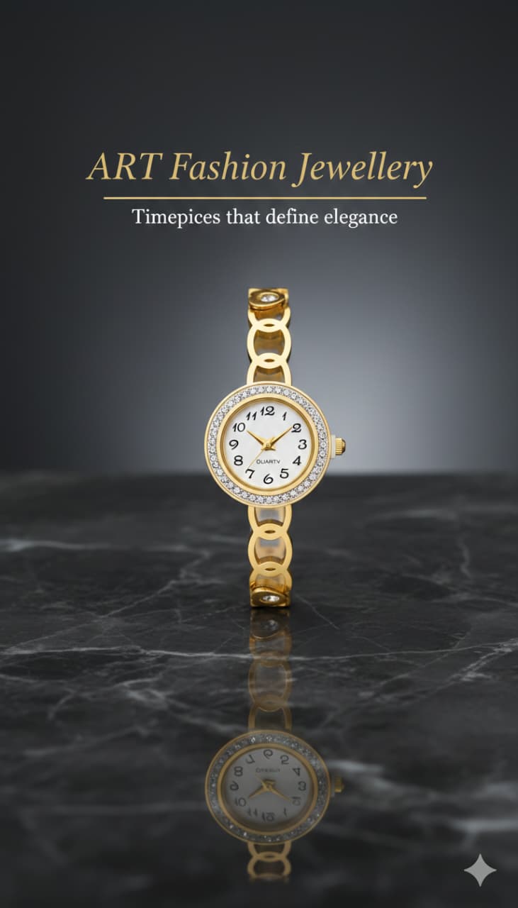 Diva 18k Gold Plated Watch