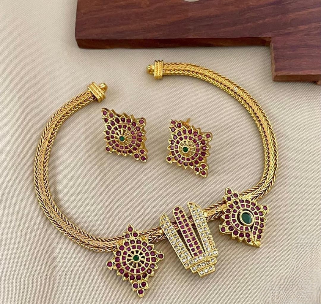 Traditional Venkateshwara AD Necklace