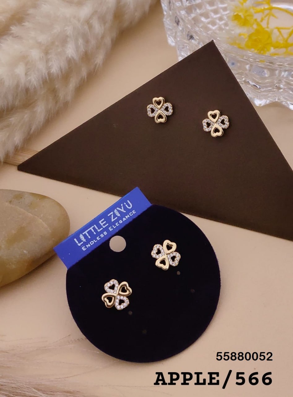 Clover - LittleZiyu CZ Stone Earring