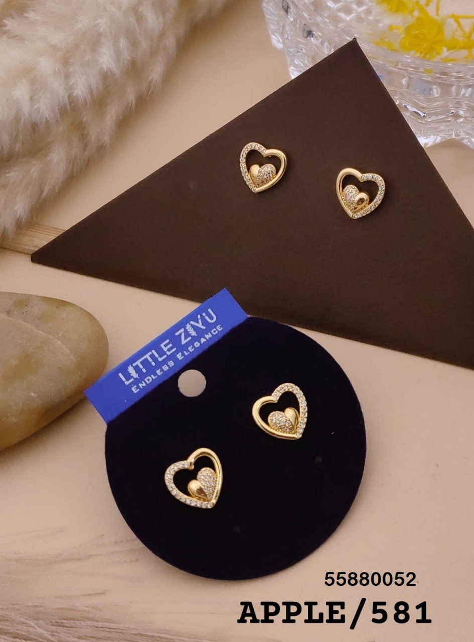 Heart-Littleziyu CZ Earring