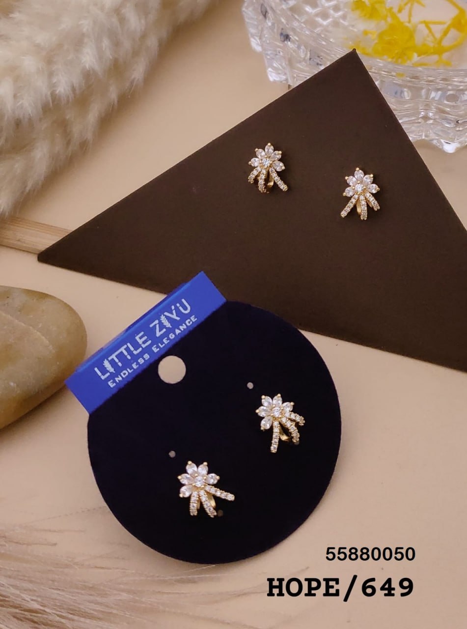 Star Flower - Littleziyu CZ Earring