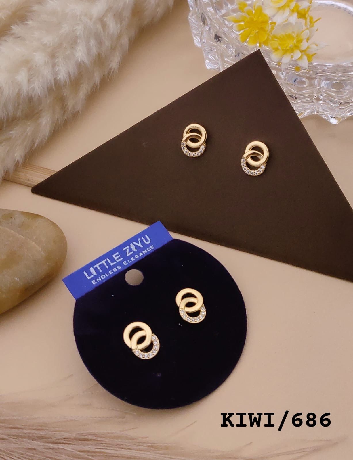DualRing-Littleziyu CZ Earring