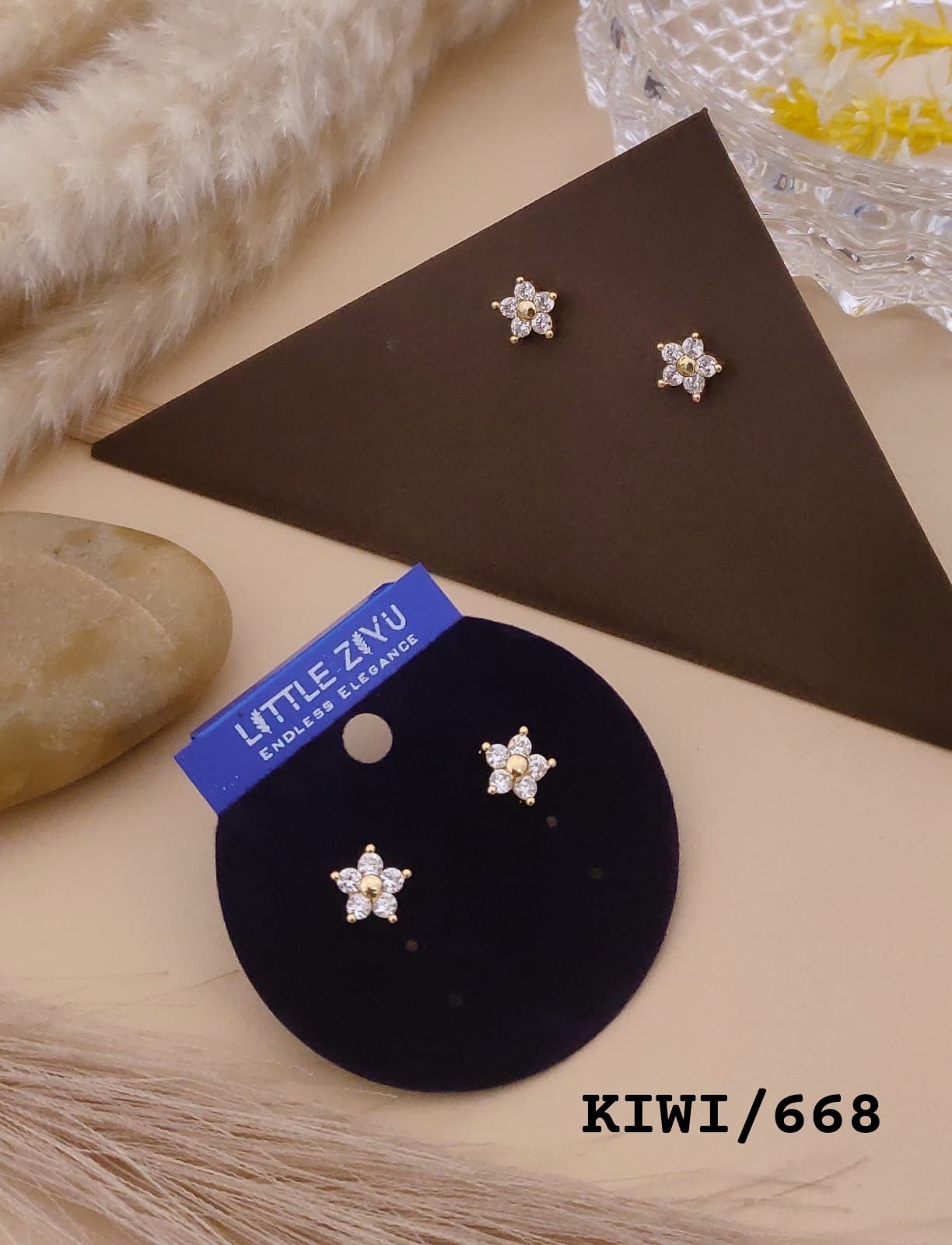 Diamond Star - Littleziyu CZ Earring