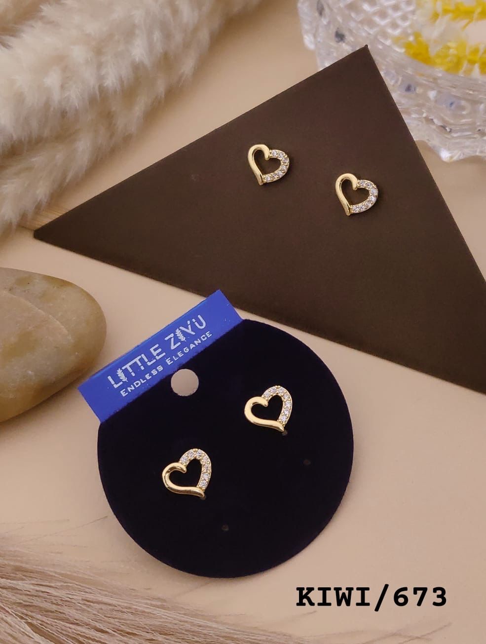Little Heart CZ Earring