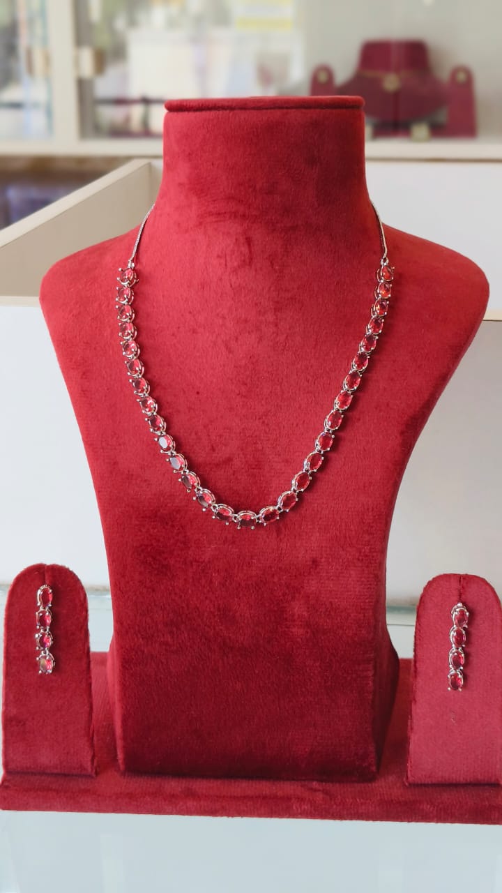 Premium Quality American Diamond Necklace