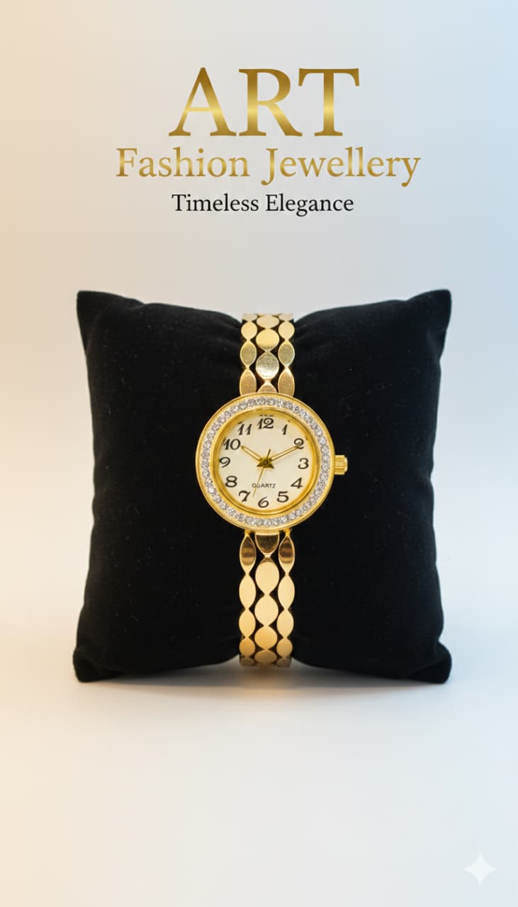 Elegence 18k Gold Plated Watch