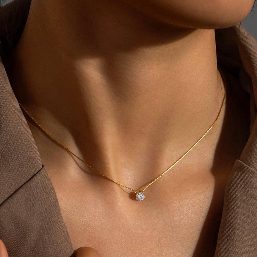 Anti-Tarnish Twinkle Sparkle Chain Pendant