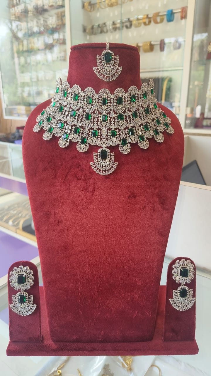 American Diamonds Kiara Advani bridal set