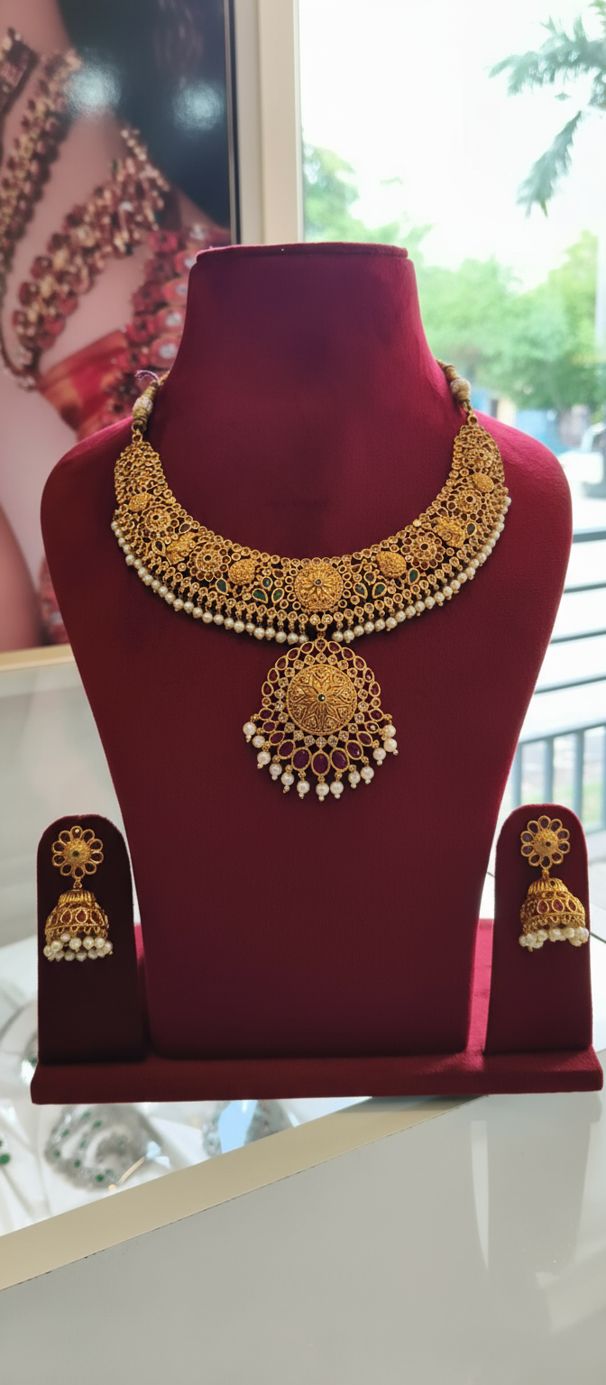 American Diamond CZ Necklace