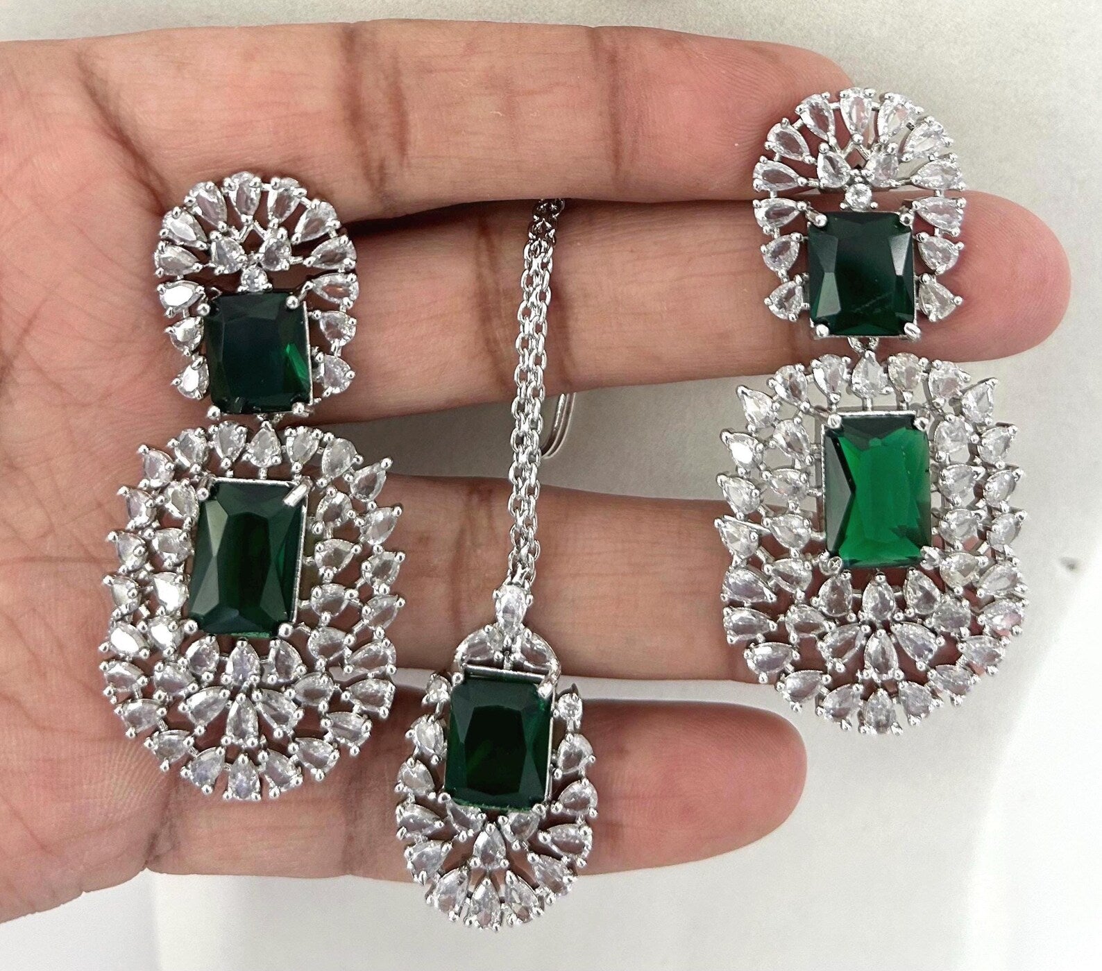 American Diamonds Kiara Advani bridal set