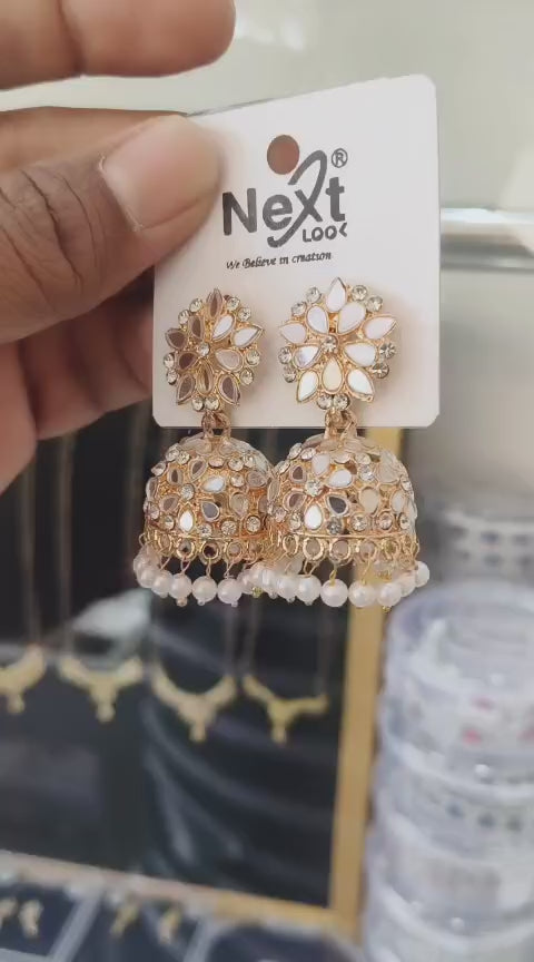 Mirror Jumka - Stunning Mirror Work Jumka