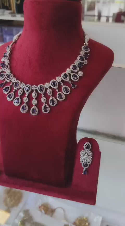 Premium Quality American Diamond Necklace
