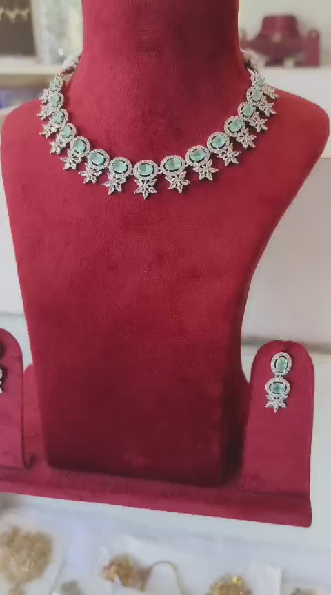 Premium Quality American Diamond Necklace