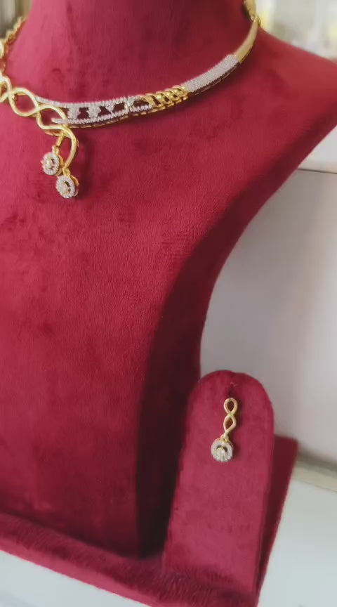 American Diamond CZ Necklace