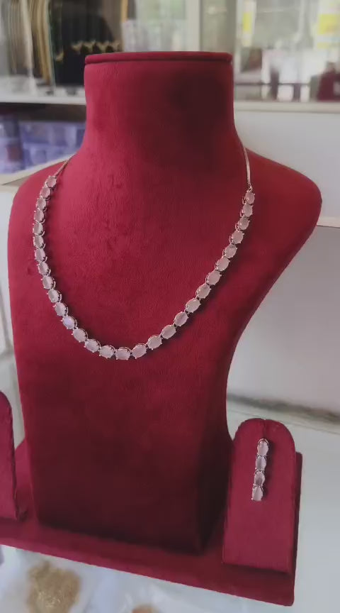 Premium Quality American Diamond Necklace