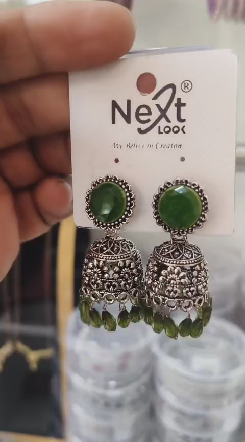 Oxidised Sliver Traditional Jumkha